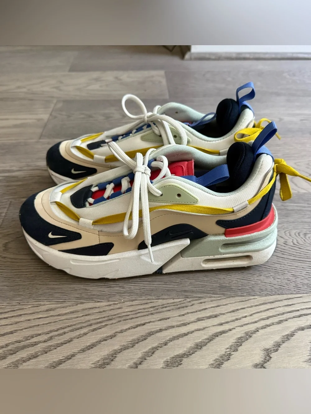 Nike Air Max Furyosa Women’s Sneaker - Summit White-Obsidian - Picture 3 of 9
